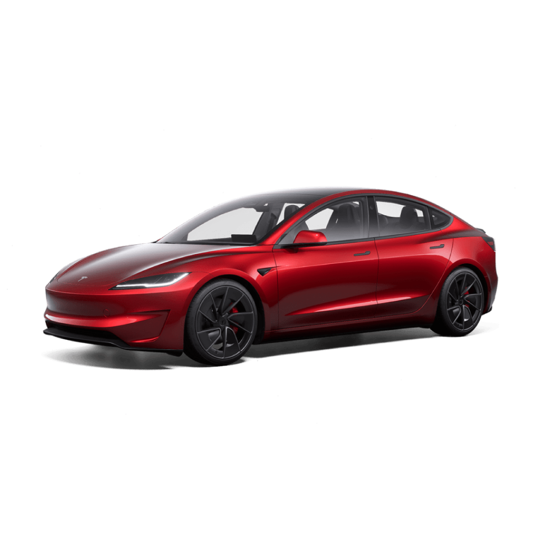 Blue Tesla Model