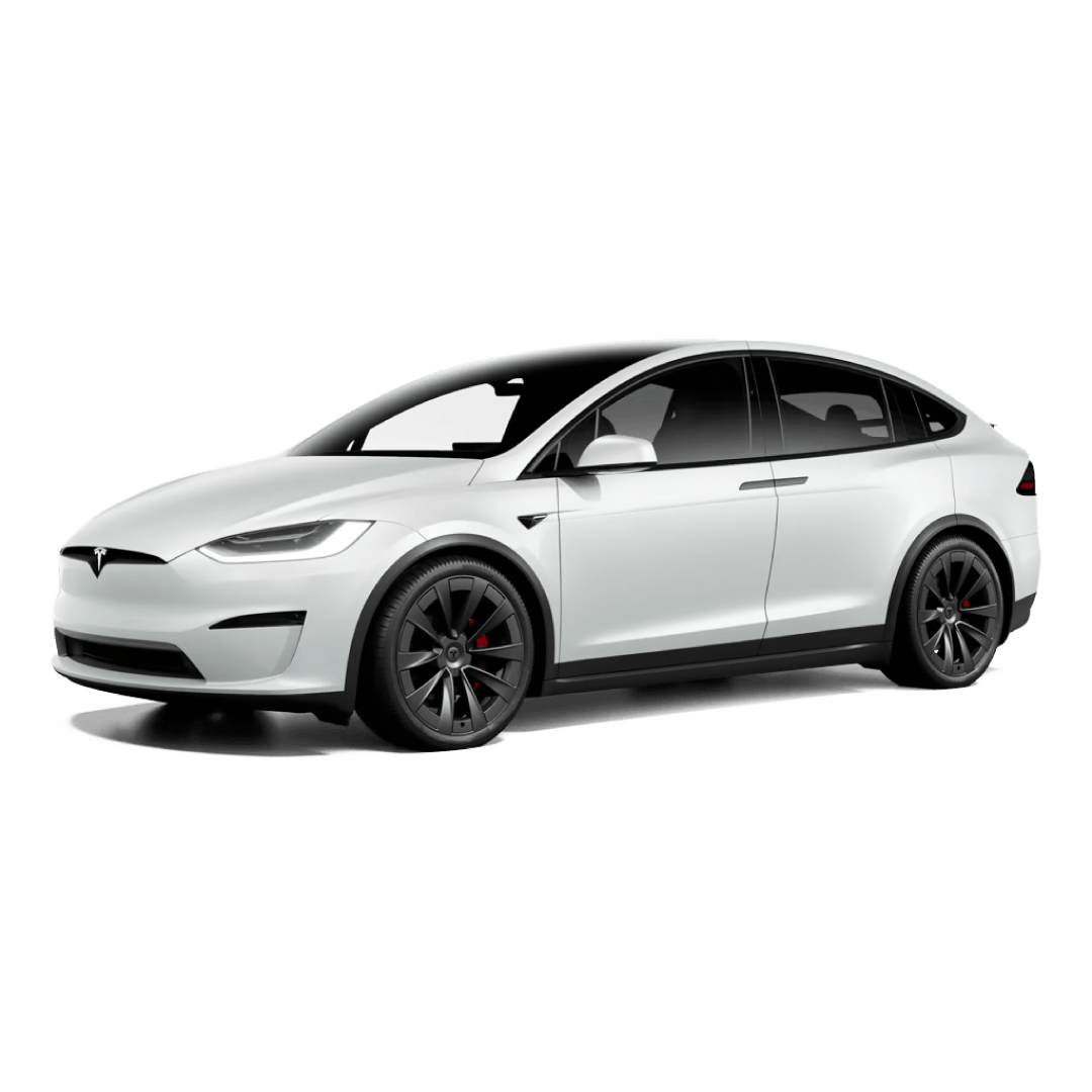 White Tesla Model
